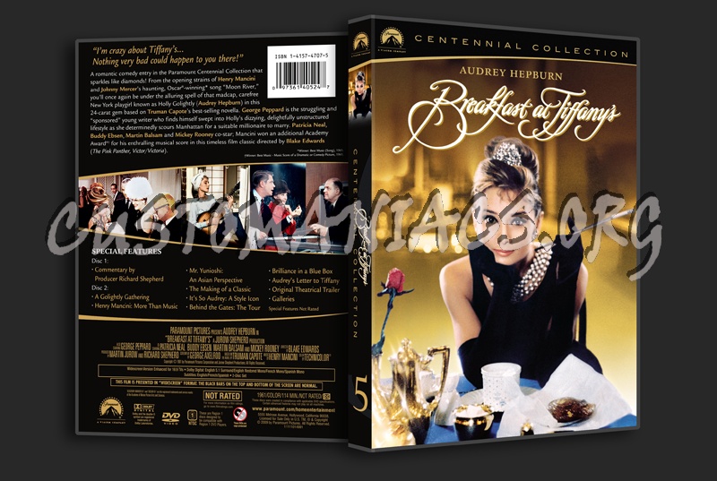 Breakfast at Tiffany's dvd cover