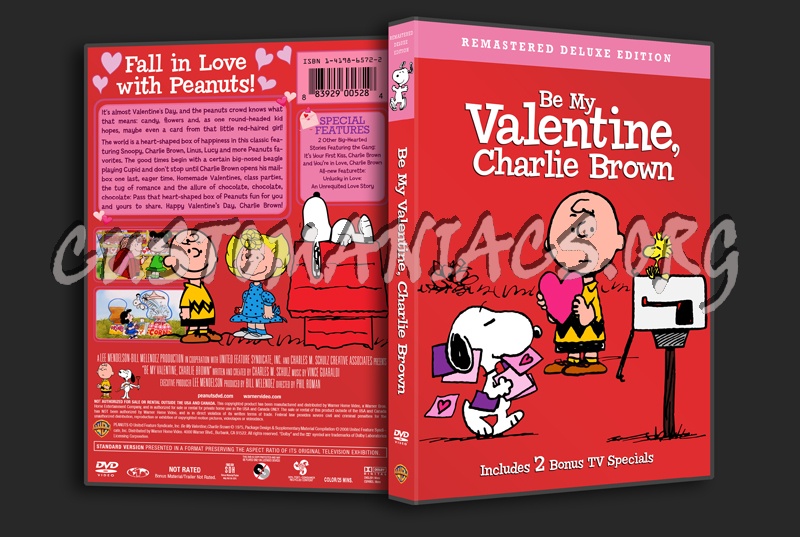 Be My Valentine, Charlie Brown dvd cover