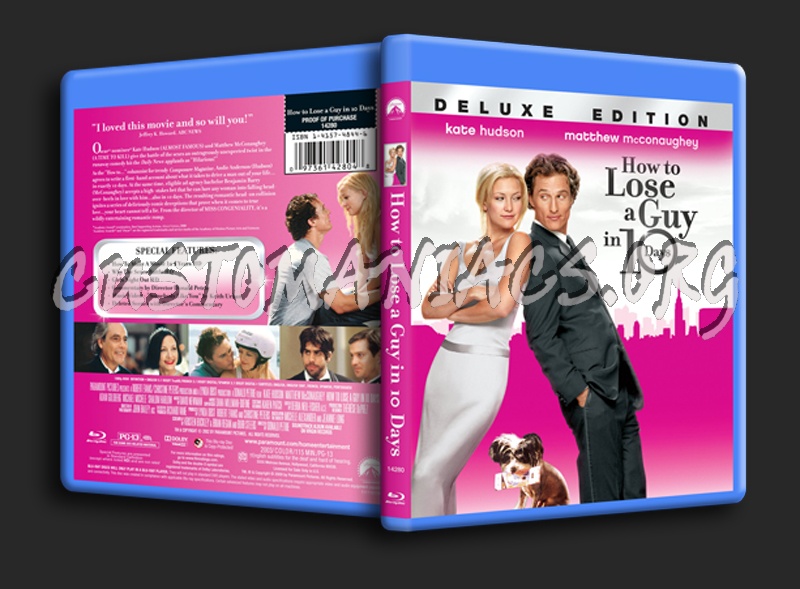How to lose a Guy in 10 Days blu-ray cover