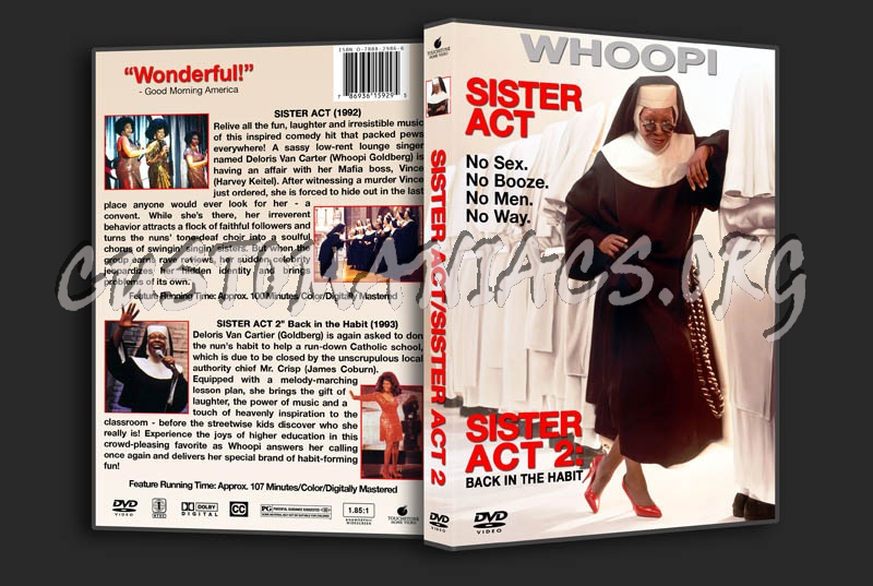 Sister Act / Sister Act 2 Double Feature dvd cover