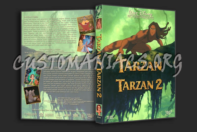 Tarzan / Tarzan 2 Double Feature dvd cover