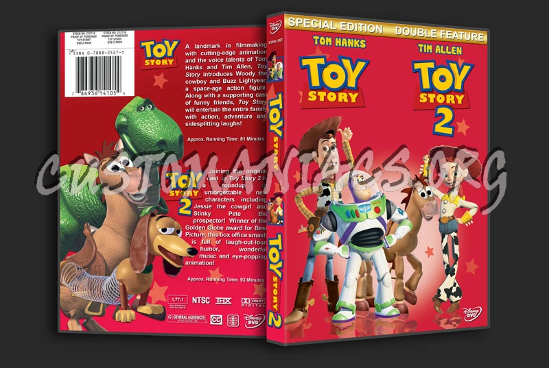 Toy Story / Toy Story 2 Double Feature dvd cover