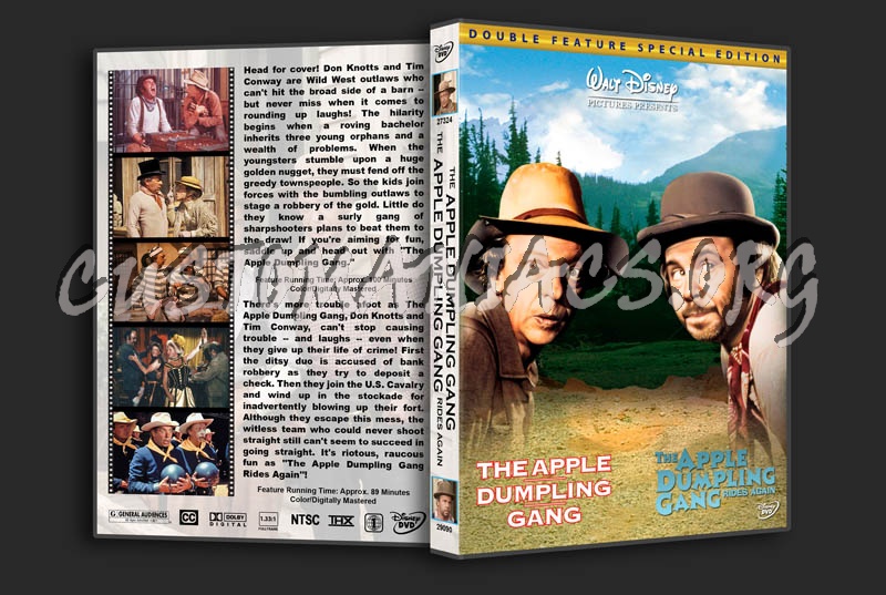 The Apple Dumpling Gang Double Feature dvd cover