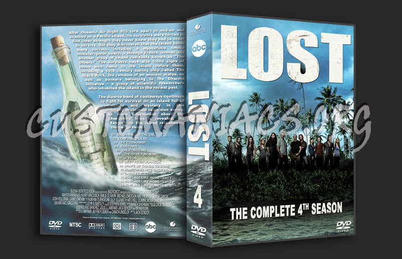 Lost Season 4 dvd cover