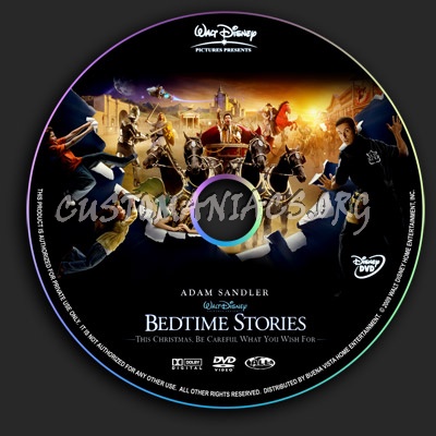 Bedtime Stories dvd label