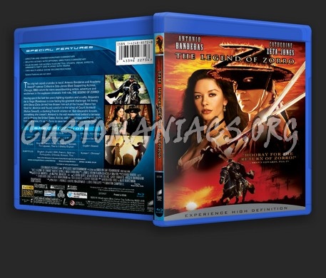 The Legend Of Zorro blu-ray cover