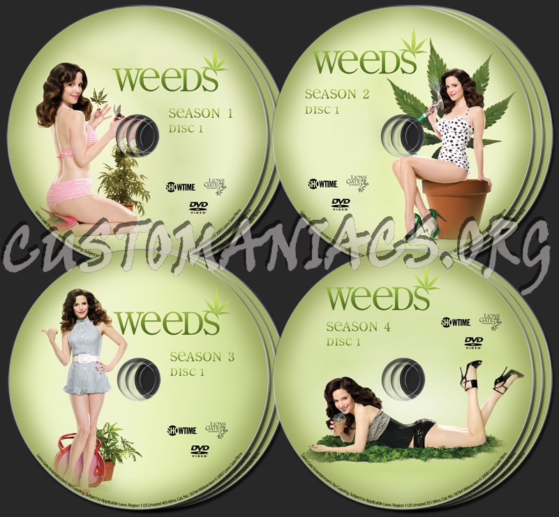 Weeds dvd label