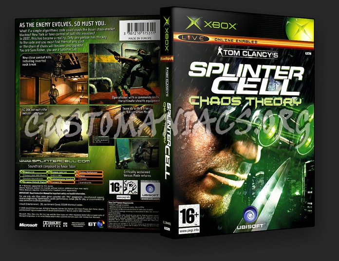 Splinter Cell - Chaos Theory dvd cover