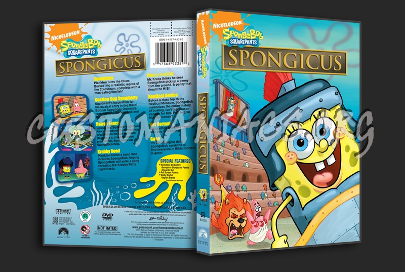 Spongebob Squarepants Spongicus dvd cover