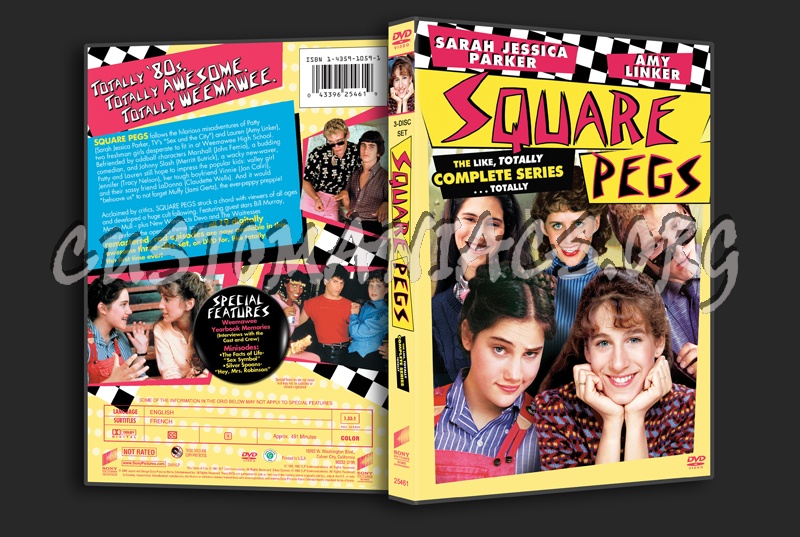 Square Pegs Complete Series dvd cover