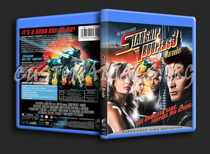 Starship Troopers 3 Marauder blu-ray cover