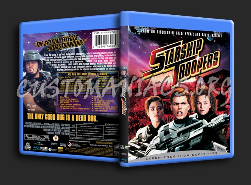 Starship Troopers blu-ray cover