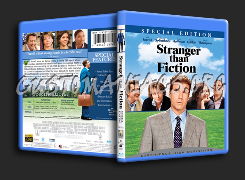 Stranger than Fiction blu-ray cover