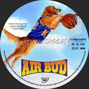 Air Bud dvd label