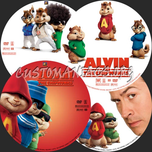 Alvin and the Chipmunks dvd label