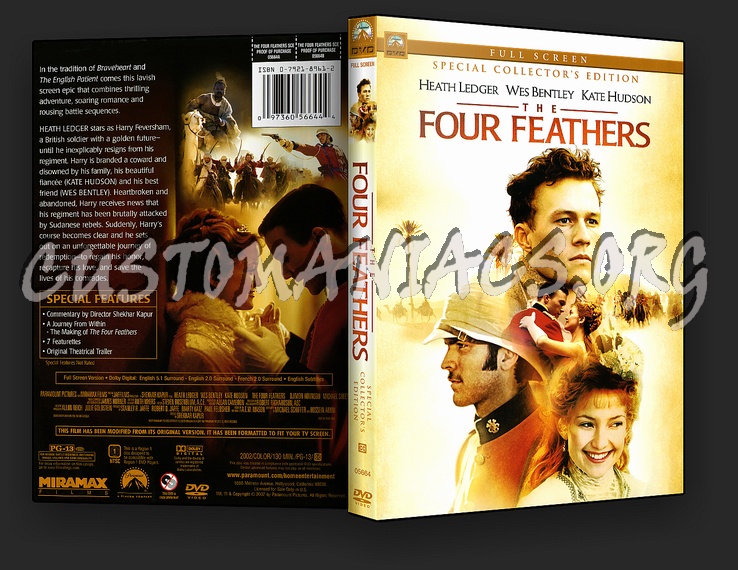 The Four Feathers dvd cover