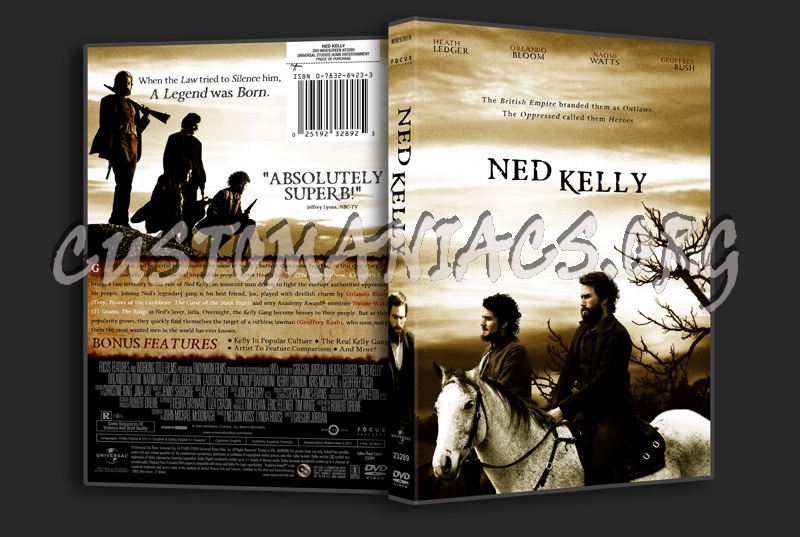 Ned Kelly dvd cover