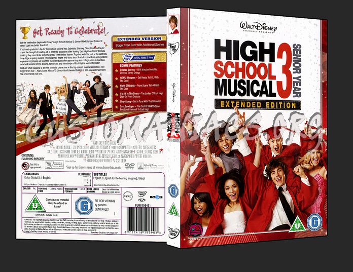 High School Musical 3 dvd cover