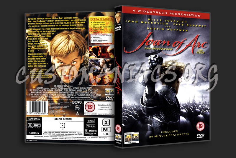 Joan Of Arc dvd cover