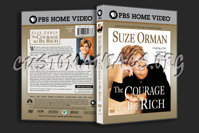 Suze Orman The Courage to be Rich dvd cover