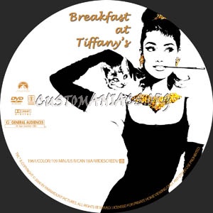 Breakfast at Tiffany's dvd label