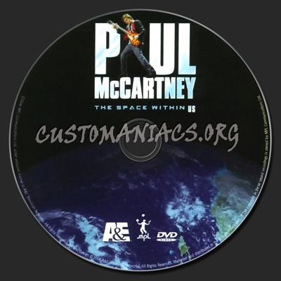Paul McCartney: The Space Within Us dvd label