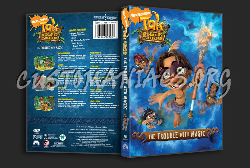 Tak and the Power of Juju The Trouble With Magic dvd cover