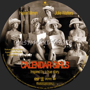 Calendar Girls dvd label