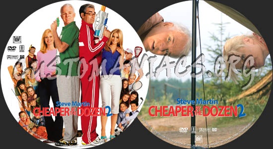 Cheaper by the Dozen 2 dvd label