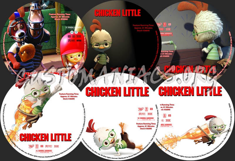 Chicken Little dvd label