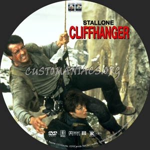 Cliffhanger dvd label