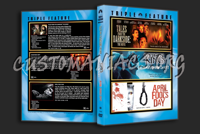 Tales from the Darkside / Graveyard Shift / April Fool's Day dvd cover