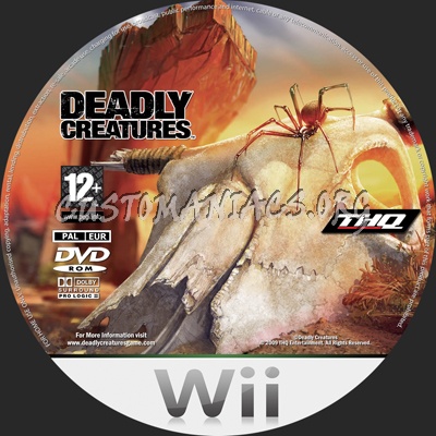 Deadly Creatures dvd label