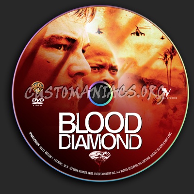 Blood Diamond dvd label