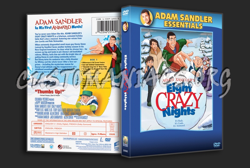 Eight Crazy Nights dvd cover