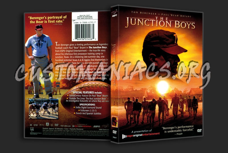 The Junction Boys dvd cover