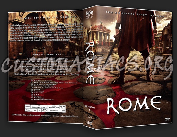Rome Season 1 dvd cover