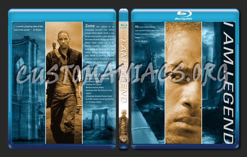 I Am Legend blu-ray cover