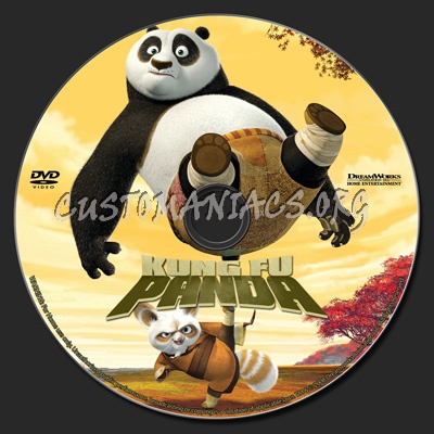 Kung Fu Panda dvd label