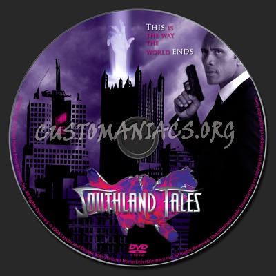 Southland Tales dvd label