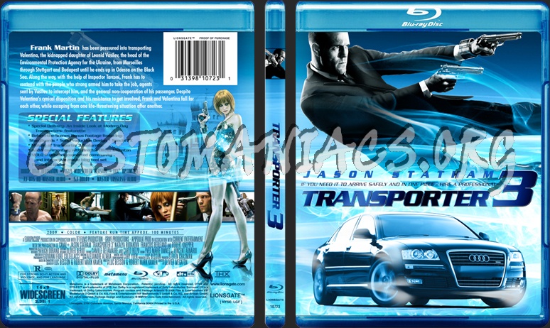 Transporter 3 blu-ray cover