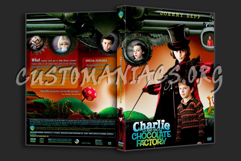 Charlie And The Chocolate Factory dvd cover