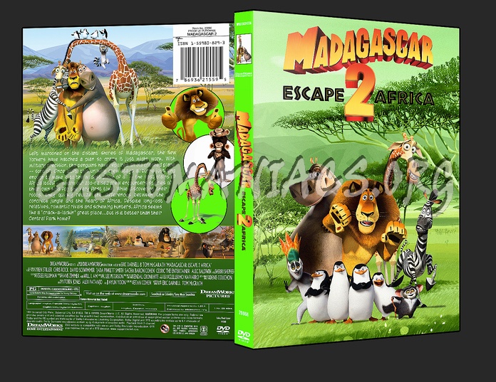 Madagascar 2 dvd cover