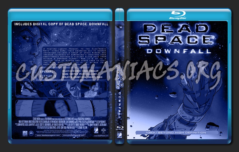 Dead Space: Downfall blu-ray cover