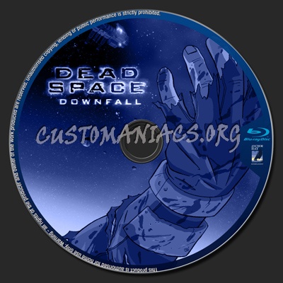 Dead Space: Downfall blu-ray label