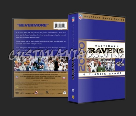 Baltimore Ravens (Greatest Games Series) dvd cover
