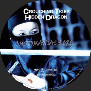 Crouching Tiger Hidden Dragon dvd label