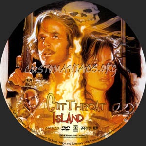 Cutthroat Island dvd label