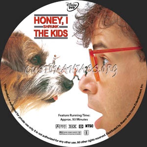 Honey, I Shrunk the Kids dvd label