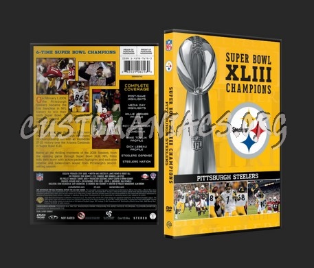 Pittsburgh Steelers Superbowl XLIII Champions (2009) dvd cover